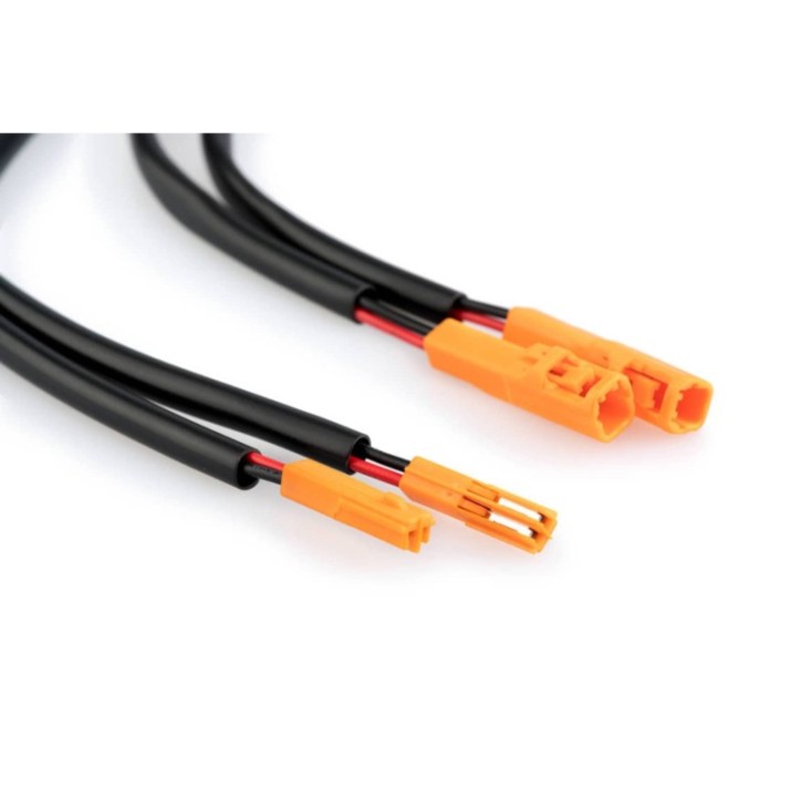 PUIG CONNECTOR CABLES FOR TURN SIGNALS FOR HONDA BLACK - COD. 3873N - Connectors useful for connecting the original electrical