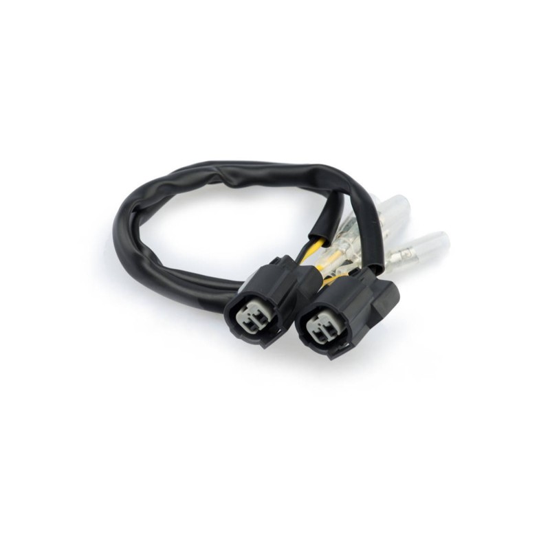PUIG CABLES CONNECTORS FOR TURN SIGNALS BLACK - COD. 3703N - Connectors useful for connecting the motorcycle's original electric
