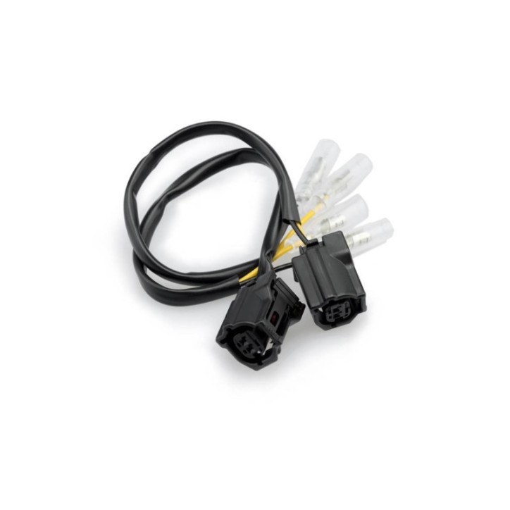 PUIG CABLES CONNECTORS FOR TURN SIGNALS BLACK - COD. 3704N - Connectors useful for connecting the motorcycle's original