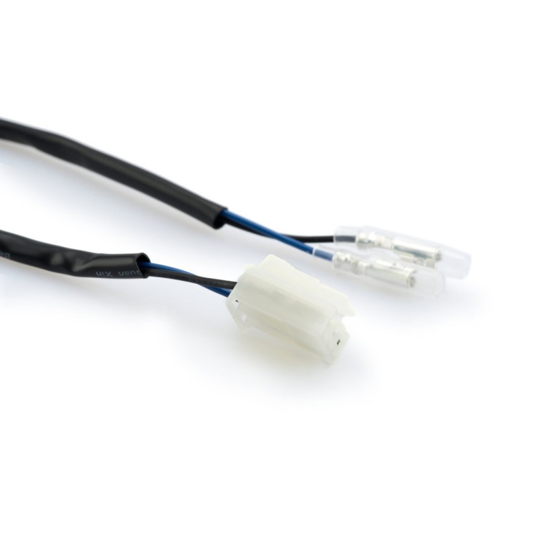 PUIG CABLES CONNECTORS FOR INDICATORS FOR BMW BLACK - COD. 20588N - Connectors useful for connecting the original electrical sys