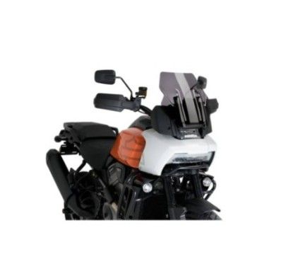 puig sport windshield for harley d pan america 1250 special 21 24 dark smoke
