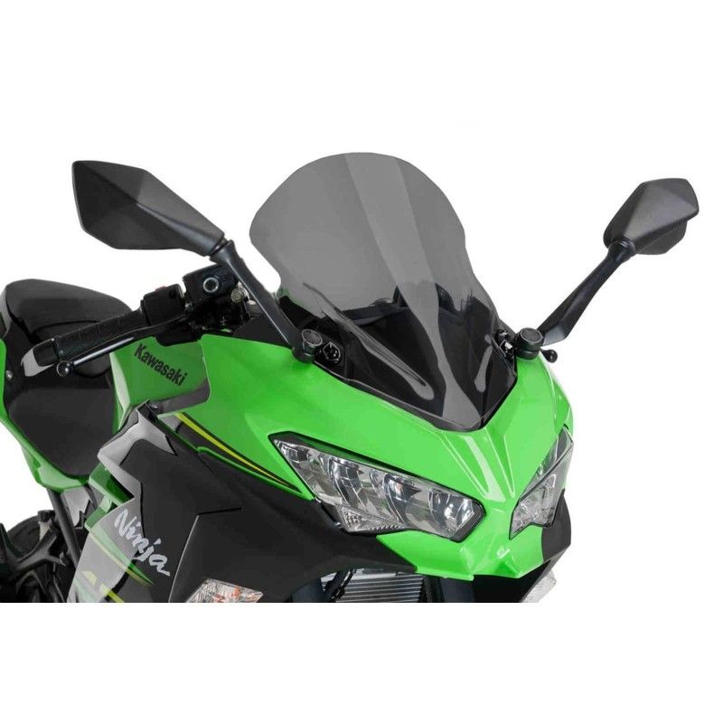 racingbike cupolino racing hp per kawasaki ninja 400 18 25 fume scuro