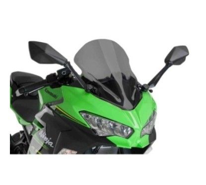 racingbike cupolino racing hp per kawasaki ninja 400 18 25 fume scuro