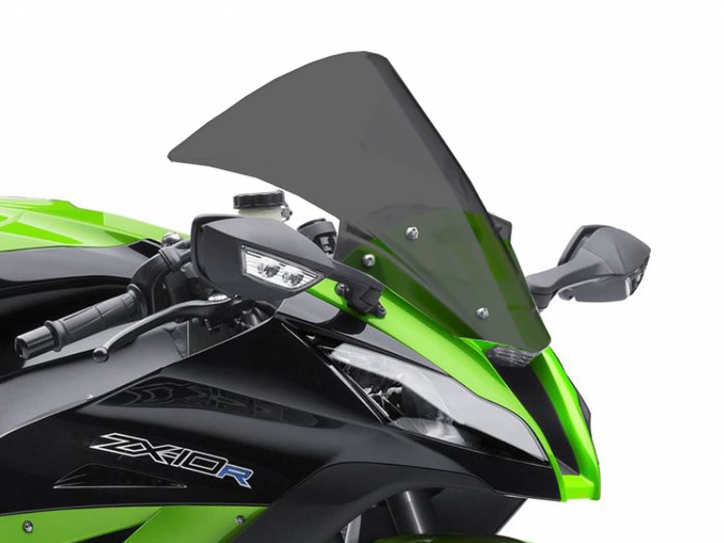 RACINGBIKE RACING SCREEN HP KAWASAKI ZX-10R 11-15 DARK SMOKE