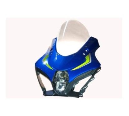 Pare-brise de course HP pour Suzuki GSX-R1000 R 17-21, fume clair