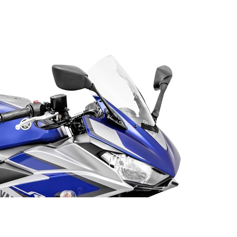 Pantalla de carreras HP Racingbike para Yamaha YZF R3 15-18, transparente