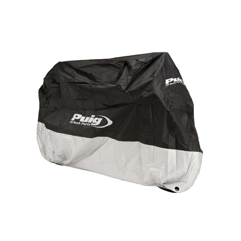 Housse de moto Puig avec logo Puig Hi Tech Parts, taille XL, noire