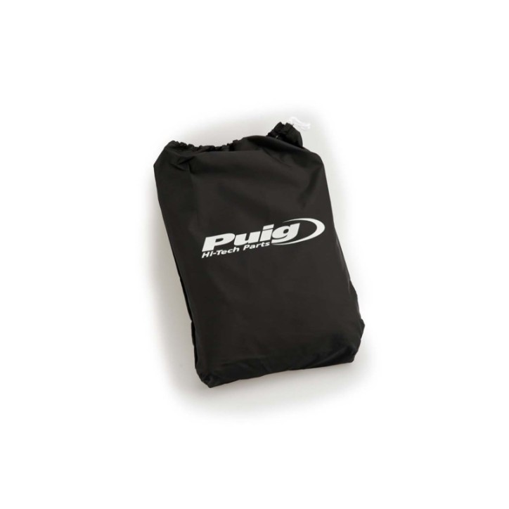 PUIG FUNDA MOTO CON LOGO PUIG HI-TECH PARTS TALLA XXXL NEGRO - COD. 20727N - Longitud: 2,40 m. Ancho: 1,05m. Altura: 1,25