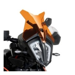 Pare-brise sport Puig pour KTM 890 Adventure 21-22 pouces, orange