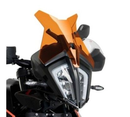 puig sport windshield for ktm 890 adventure 21 22 orange