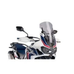 Parabrisas deportivo ajustable Puig para Honda Africa Twin 16-17, color humo claro