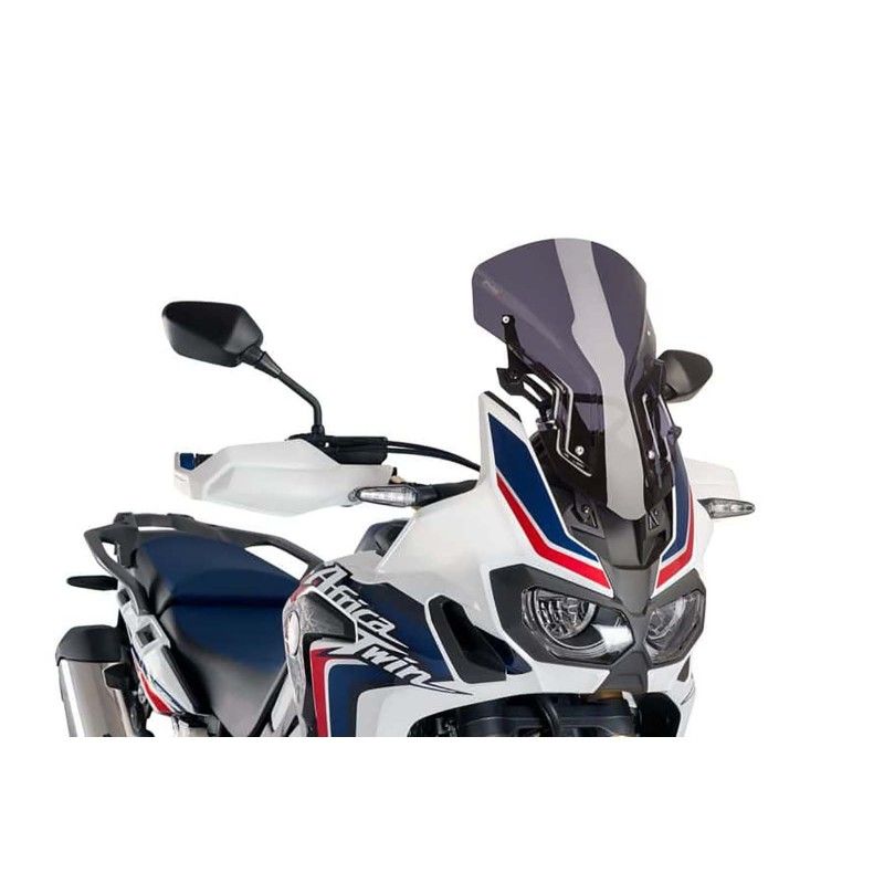 Parabrisas deportivo ajustable Puig para Honda Africa Twin 16-19 ahumado oscuro