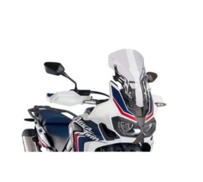 puig adjustable sport windshield for honda africa twin 16 19 clear