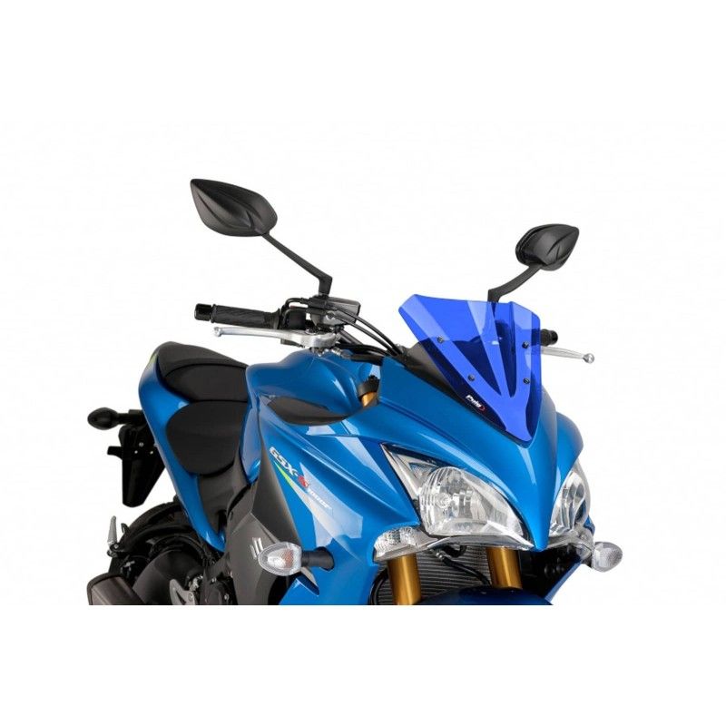 Parabrisas deportivo Puig para Suzuki GSX-S1000F 15-20 azul