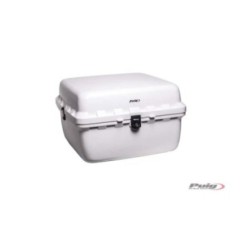 PUIG CASE MODEL BIG BOX COLOR WHITE - COD. 0713B - Made of resistant, waterproof plastic. Capacity: 90L.