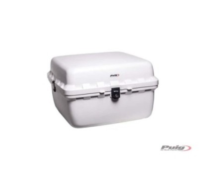 PUIG CASE MODEL BIG BOX COLOR WHITE - COD. 0713B - Made of resistant, waterproof plastic. Capacity: 90L.