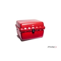 PUIG TOP CASE BIG BOX MODEL COLOR RED - COD. 0713R - Made of resistant, waterproof plastic. Capacity: 90L.