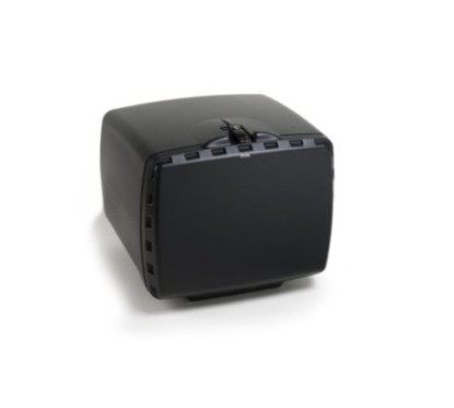 PUIG CASE MODEL MEGA BOX WITH PADLOCK BLACK - COD. 2328N - Made in polypropylene. Dimensions (HxWxD): 400x560x580