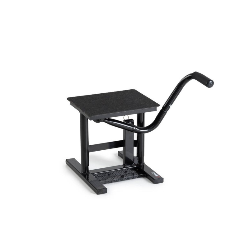 PUIG STANDS MODEL OFF ROAD BASIC BLACK - COD. 6289N - Material: black painted steel. Lowest position: 310 mm.