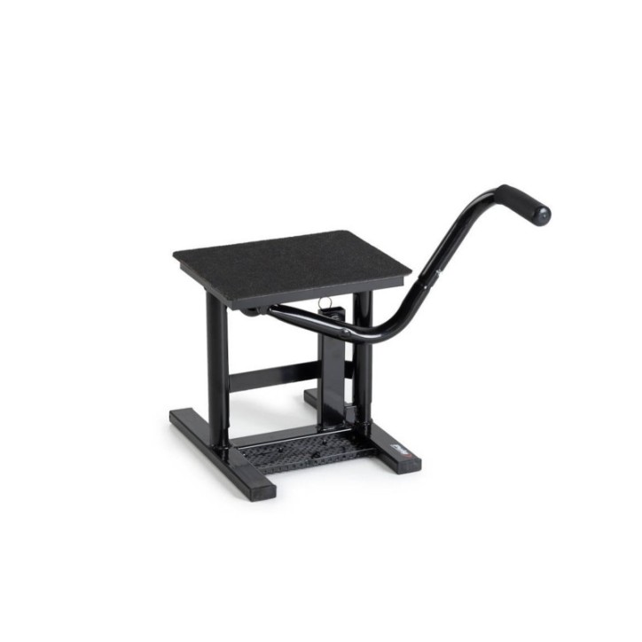 PUIG STANDS MODELE OFF ROAD BASIC NOIR - COD. 6289N - MatEriel : Acier peint NOIR. Position la plus basse : 310 mm.