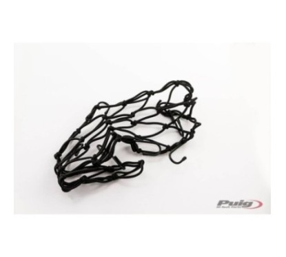 PUIG ELASTIC NETWORK FOR OBJECTS BLACK - COD. 0788N - Perfect for carrying objects on the rear saddle. Dimensions: 350x350