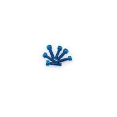 Kit de vis anodisees Puig M5 pour pare-brise couleur bleue