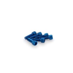 puig kit anodized screws m6 for windshields blue color