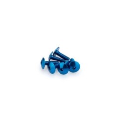 PUIG BLUE ANODIZED SCREWS KIT - COD. 0657A - Round head, hexagon socket. Blister of 6 pieces. Size M6 x 20mm.