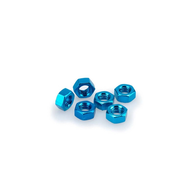 Kit de tornillos Puig anodizados m8 para parabrisas color azul