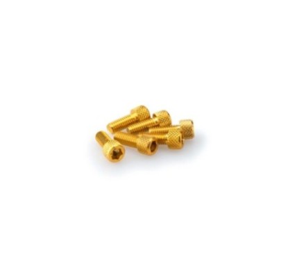 puig kit anodized screws m6 for windshields yellow color