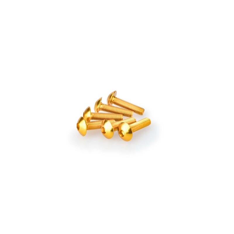 Puig kit vis anodisees m5 pour pare-brise couleur jaune