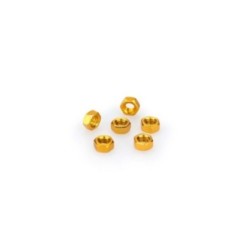 puig kit anodized screws m5 for windshields yellow color