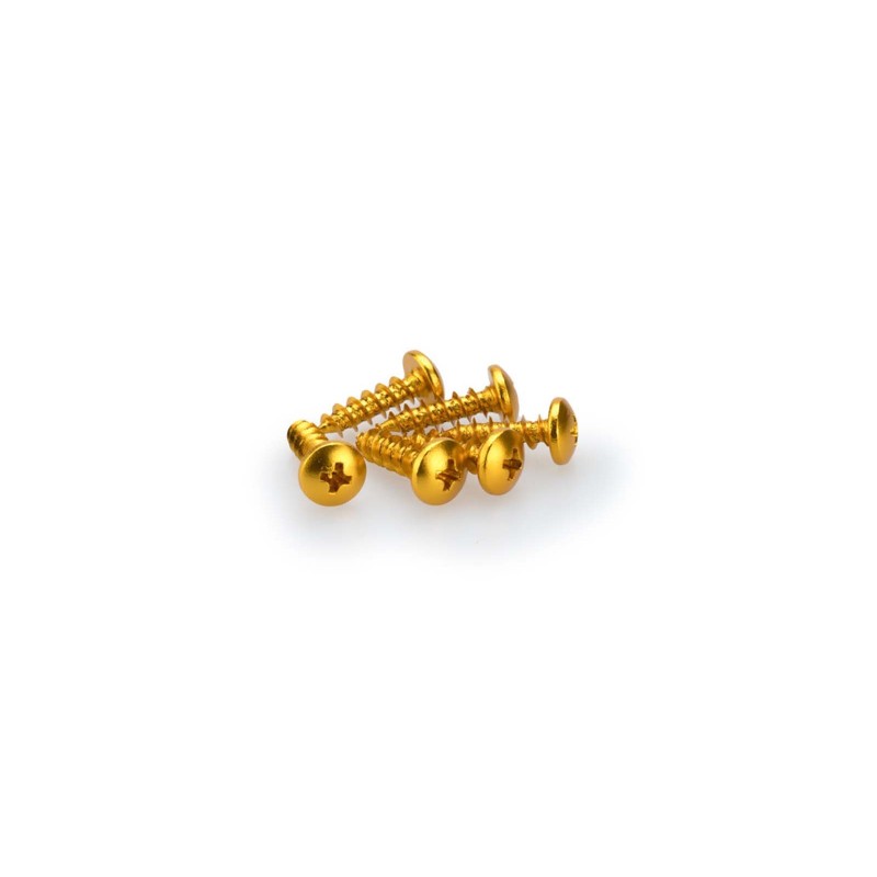 Puig kit vis anodisees m6 pour pare-brise couleur jaune