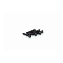 PUIG BLACK ANODIZED SCREW KIT - COD. 0185N - Cylindrical head, hexagon socket. Blister of 6 pieces. Size M5 x 25mm.