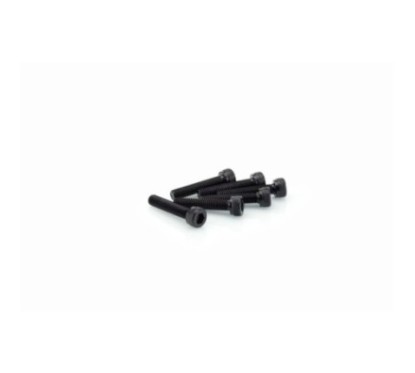 Kit de vis anodisees Puig M5 pour pare-brise couleur noire