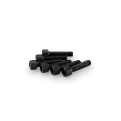 Puig kit vis anodisees m6 pour pare-brise couleur noire
