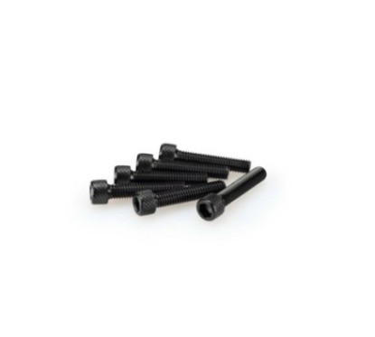 puig kit anodized screws m6 for windshields black color