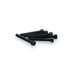 Puig kit vis anodisees m6 pour pare-brise couleur noire