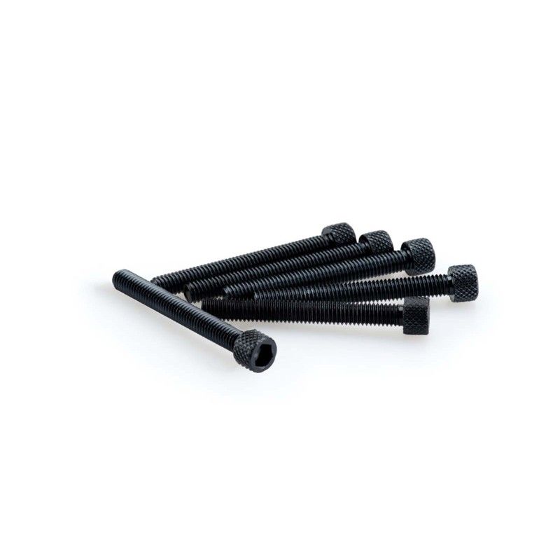 Puig kit vis anodisees m6 pour pare-brise couleur noire