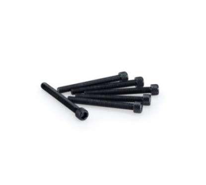 Puig kit vis anodisees m6 pour pare-brise couleur noire