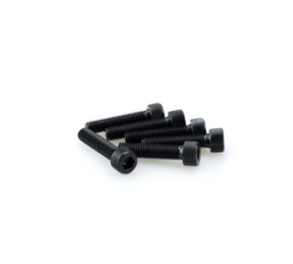 puig kit anodized screws m8 for windshields black color