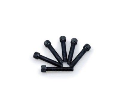 Kit de vis anodisees Puig M8 pour pare-brise couleur noire