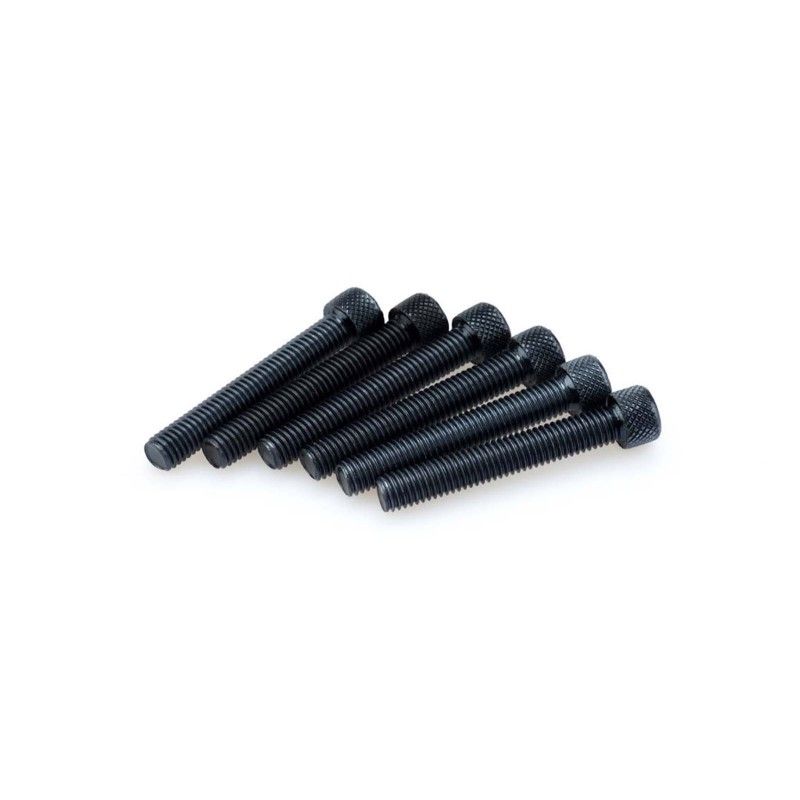 Kit de vis anodisees Puig M8 pour pare-brise couleur noire