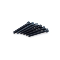 Kit de vis anodisees Puig M8 pour pare-brise couleur noire