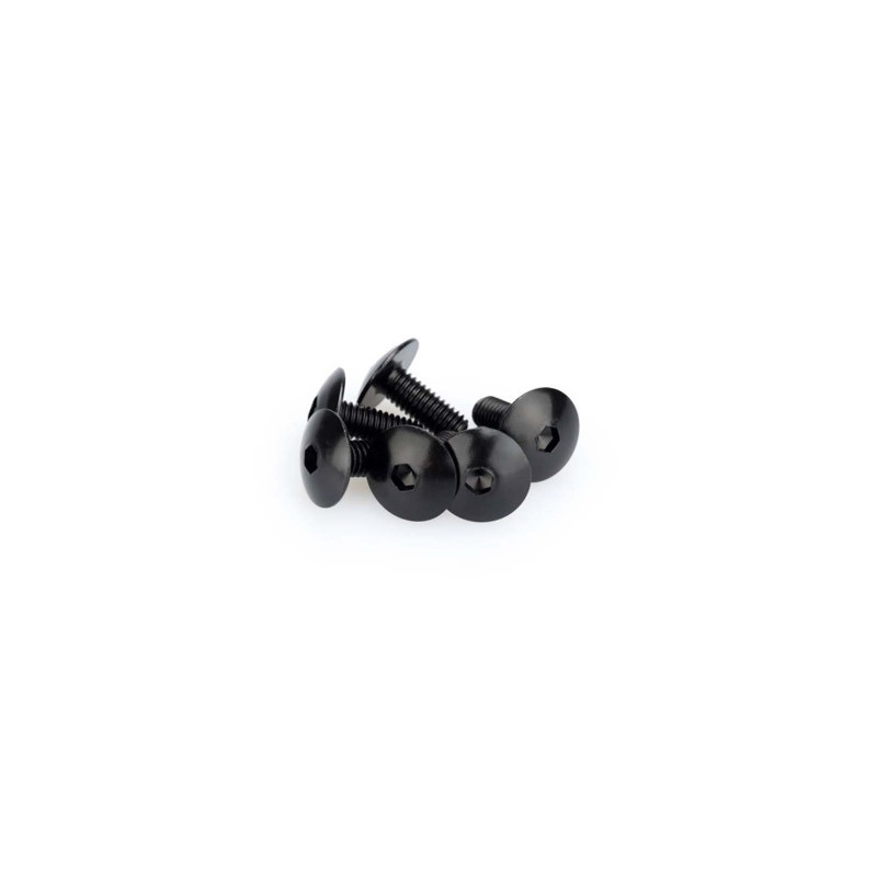 Puig kit vis anodisees m6 pour pare-brise couleur noire