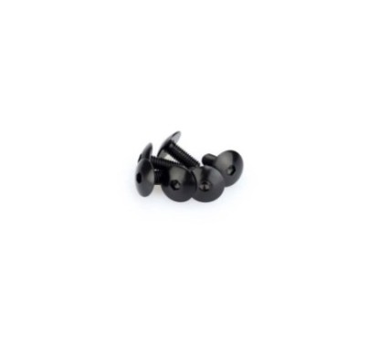 Puig kit vis anodisees m6 pour pare-brise couleur noire