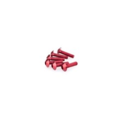 Puig kit vis anodisees m5 pour pare-brise couleur rouge