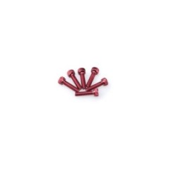 Puig kit vis anodisees m5 pour pare-brise couleur rouge
