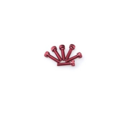 Puig kit vis anodisees m5 pour pare-brise couleur rouge