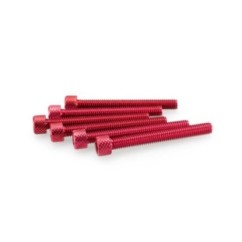 Puig kit vis anodisees m6 pour pare-brise couleur rouge